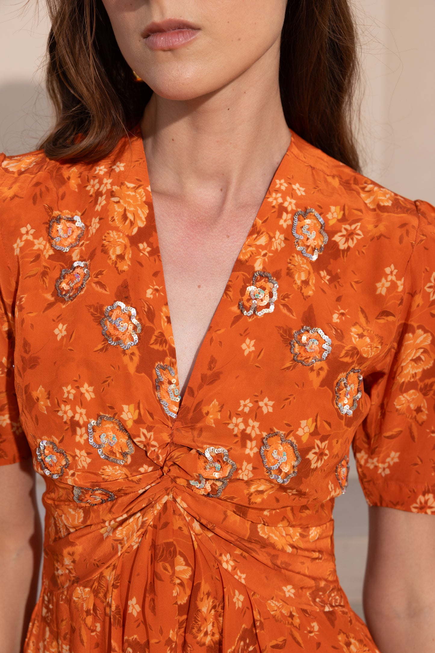 Saffron Embroiderd Dress
