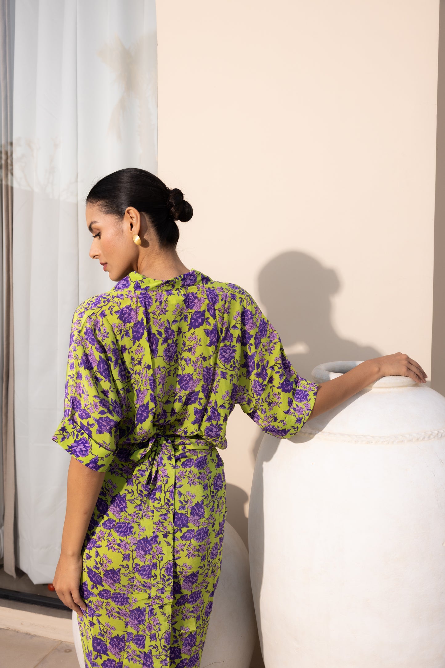 Sage Lavendra Embroidered Set