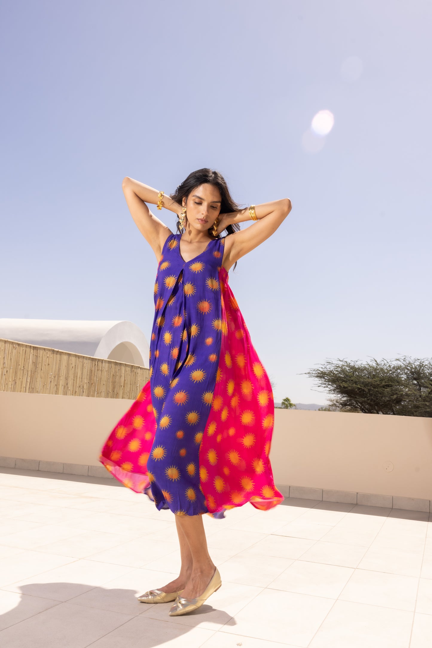 Sunbitten Midi Dress