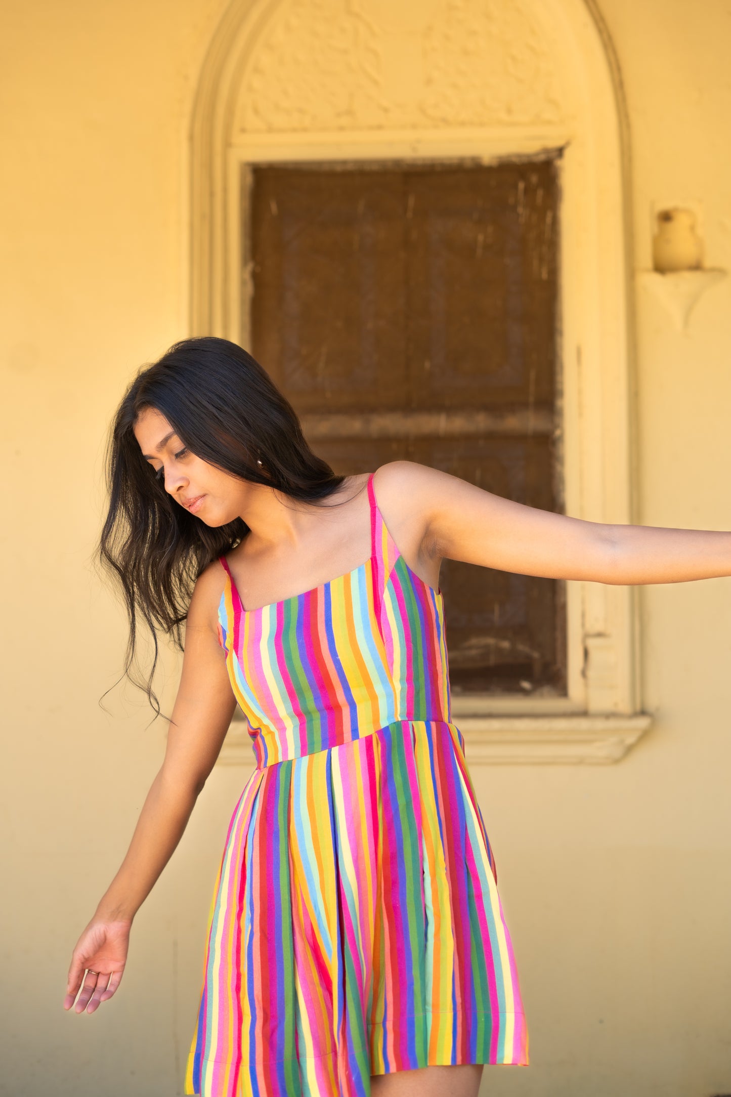 Elle Mini- Striped Dress