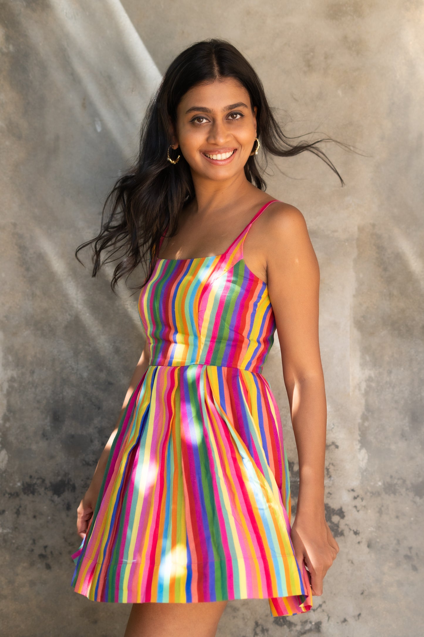 Elle Mini- Striped Dress