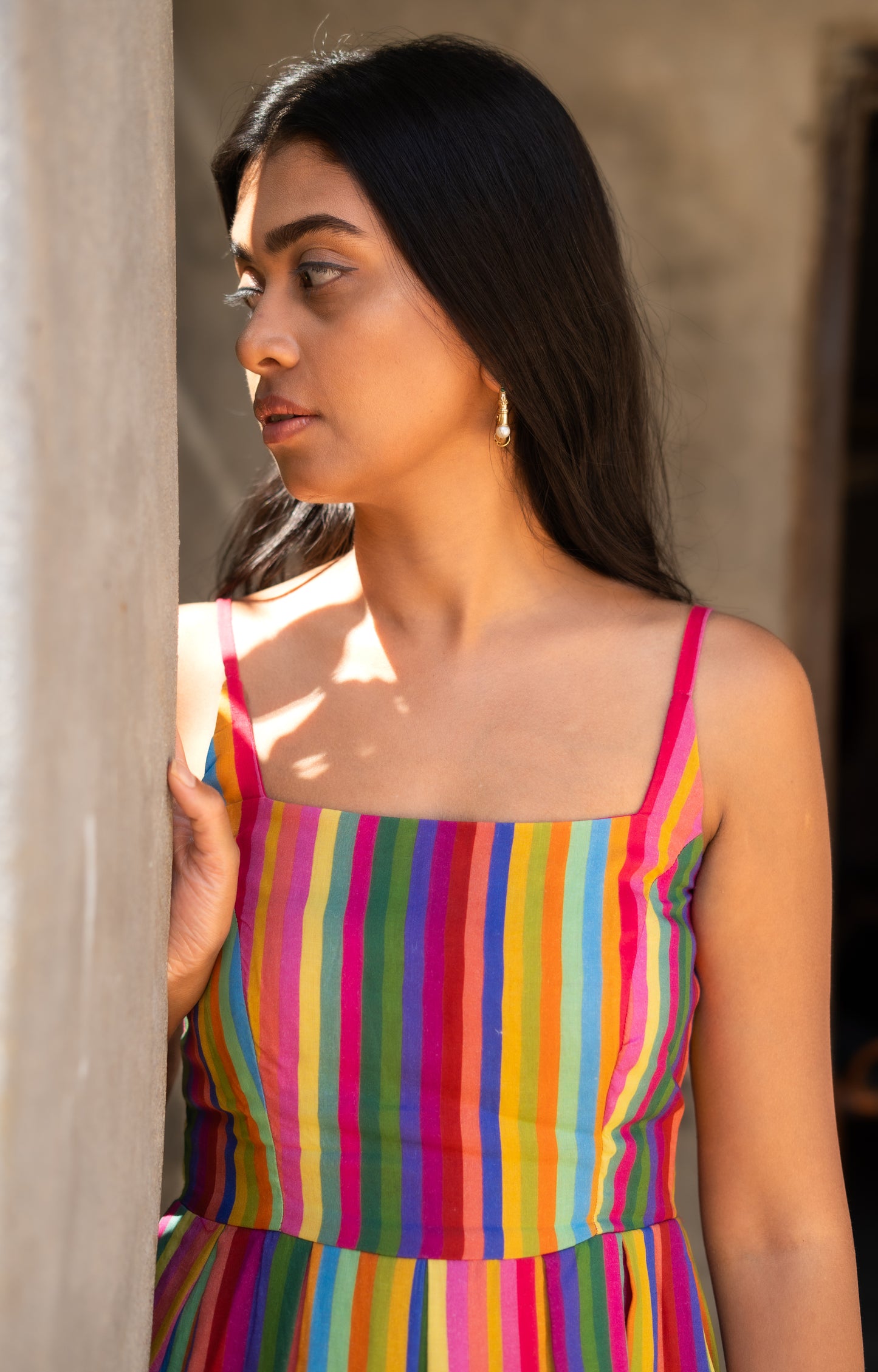 Elle Mini- Striped Dress
