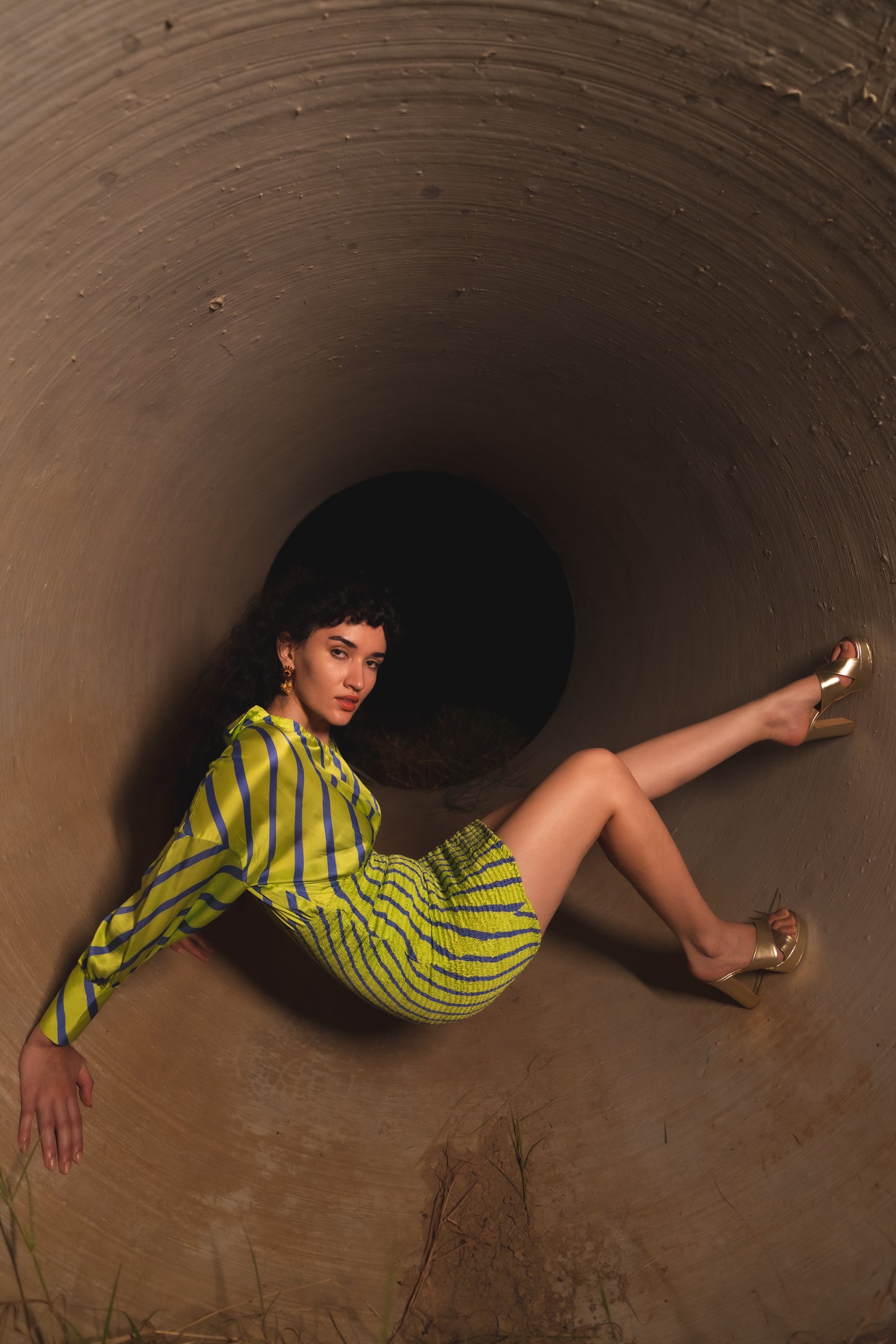 Esme Striped Mini Dress