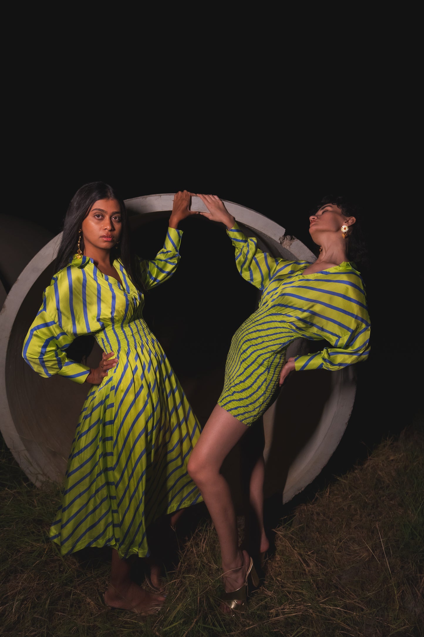 Esme Striped Mini Dress