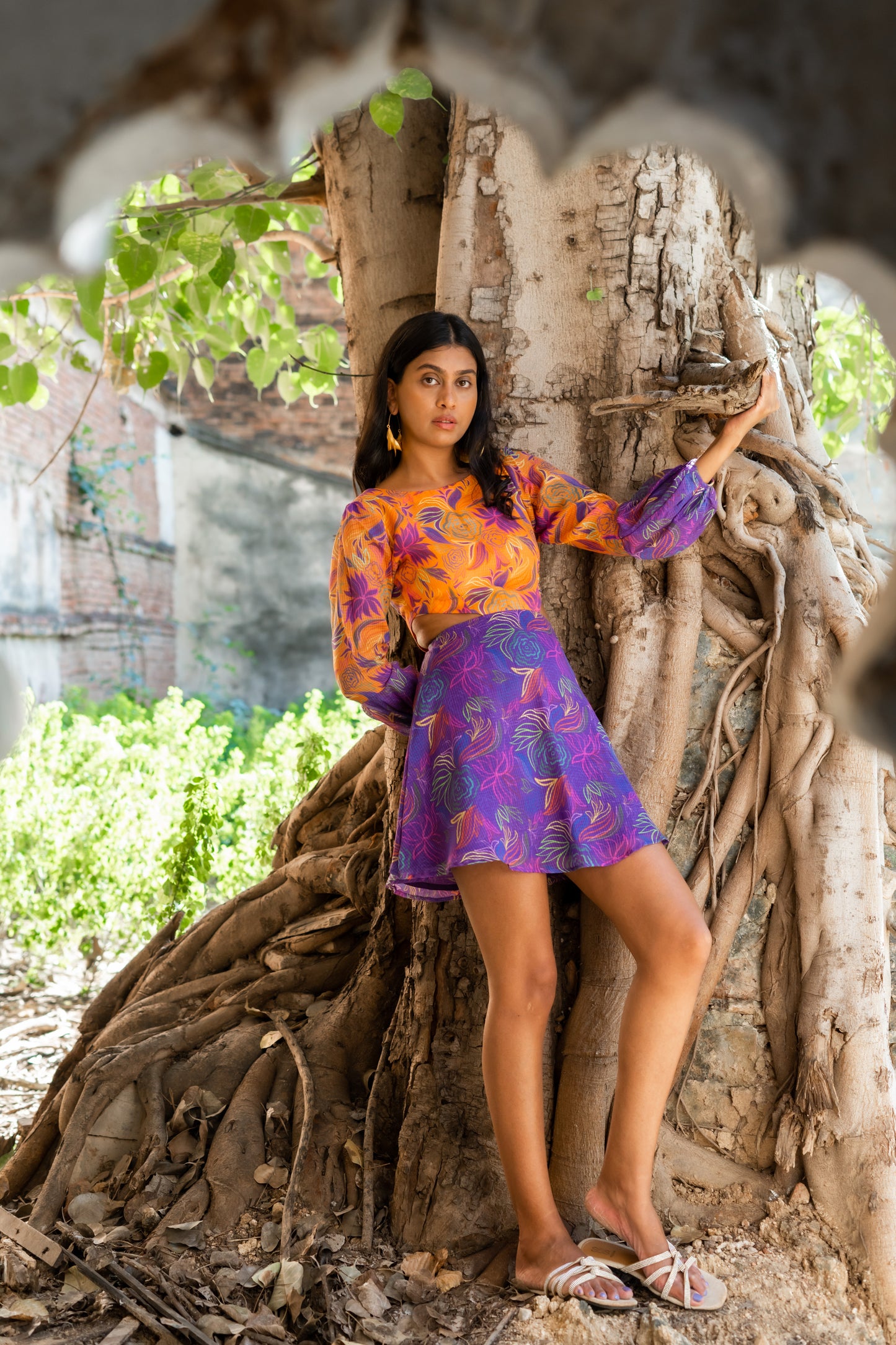 Electra Mini Dress (Mango)