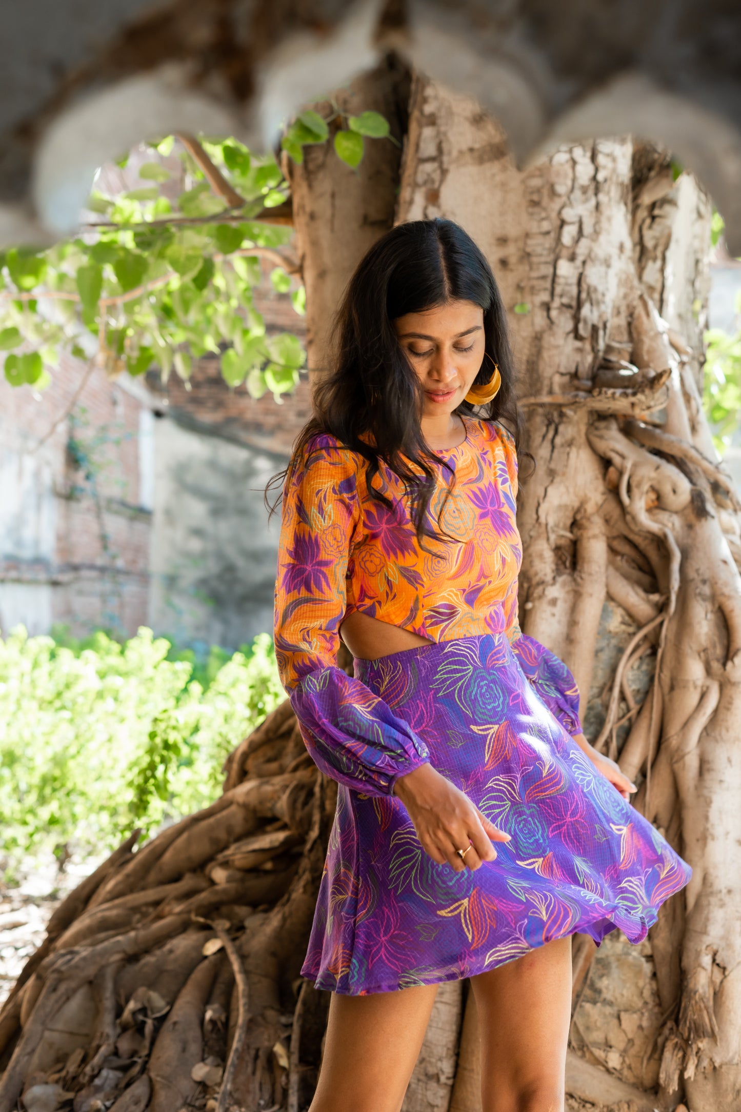 Electra Mini Dress (Mango)