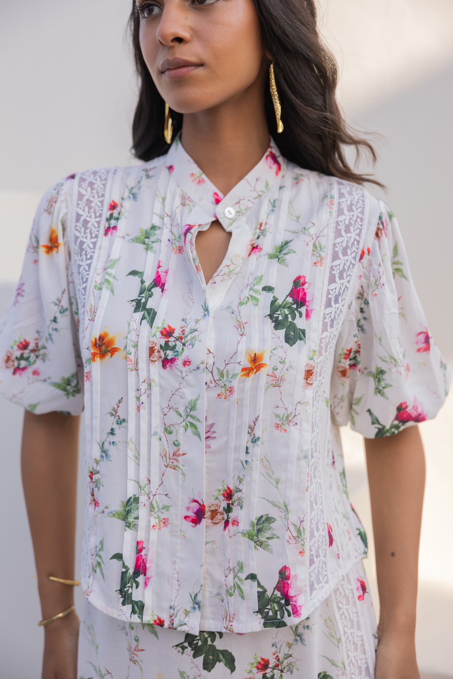 Sunray Pintuck Shirt