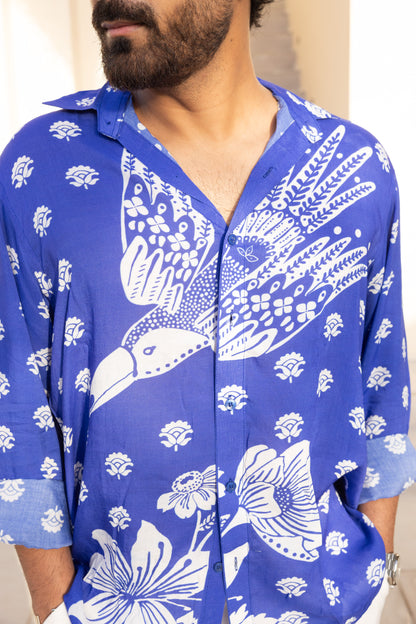 Bird of Prey Shirt (Indigo)