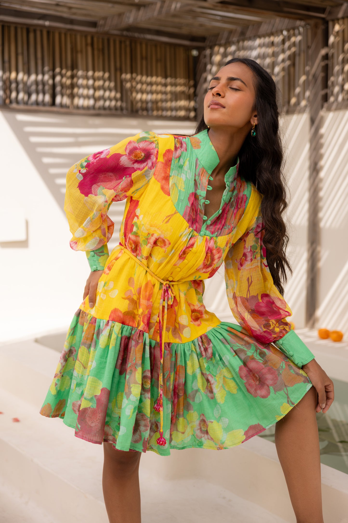 Wildflower Short Dress (Multicolour)
