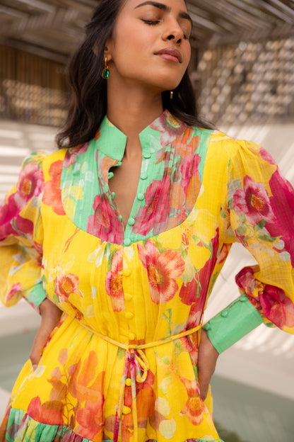 Wildflower Short Dress (Multicolour)