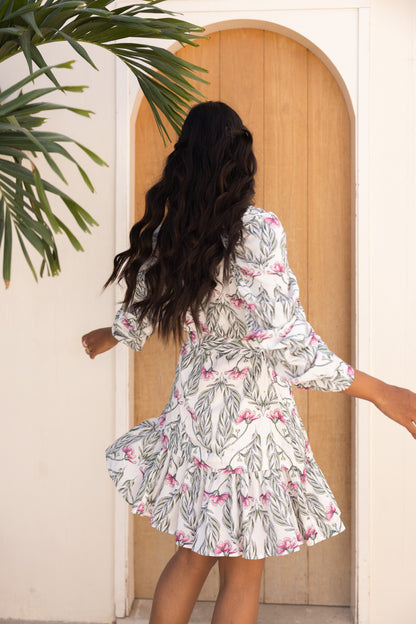 Petals on Cloud Short Dress