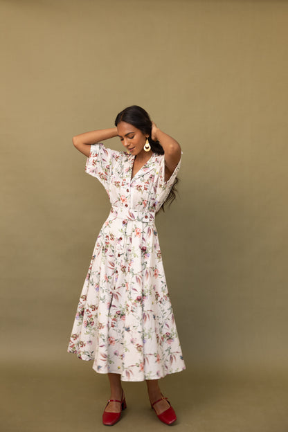 Cloud White Luna Blazer Dress