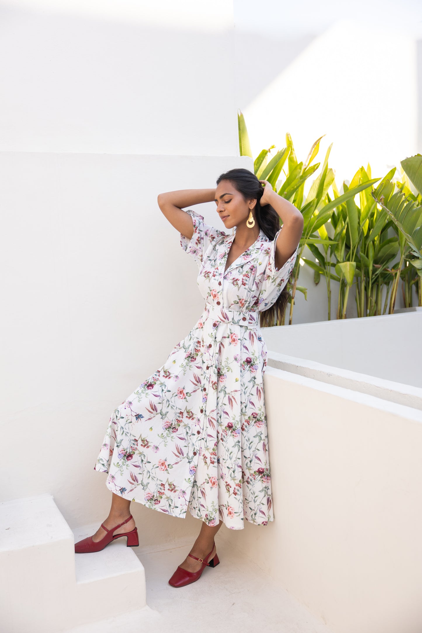 Cloud White Luna Blazer Dress