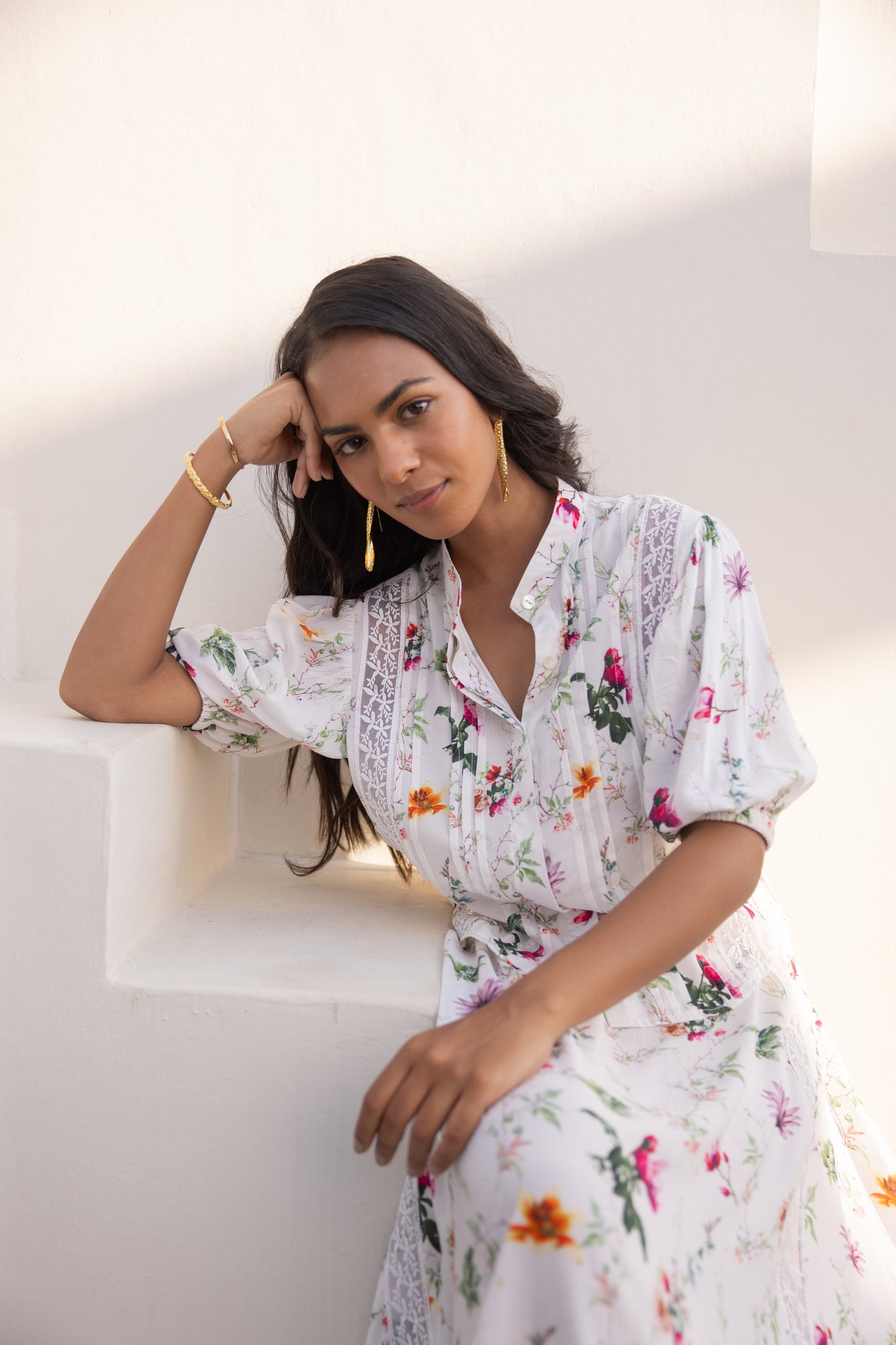 Sunray Pintuck Shirt