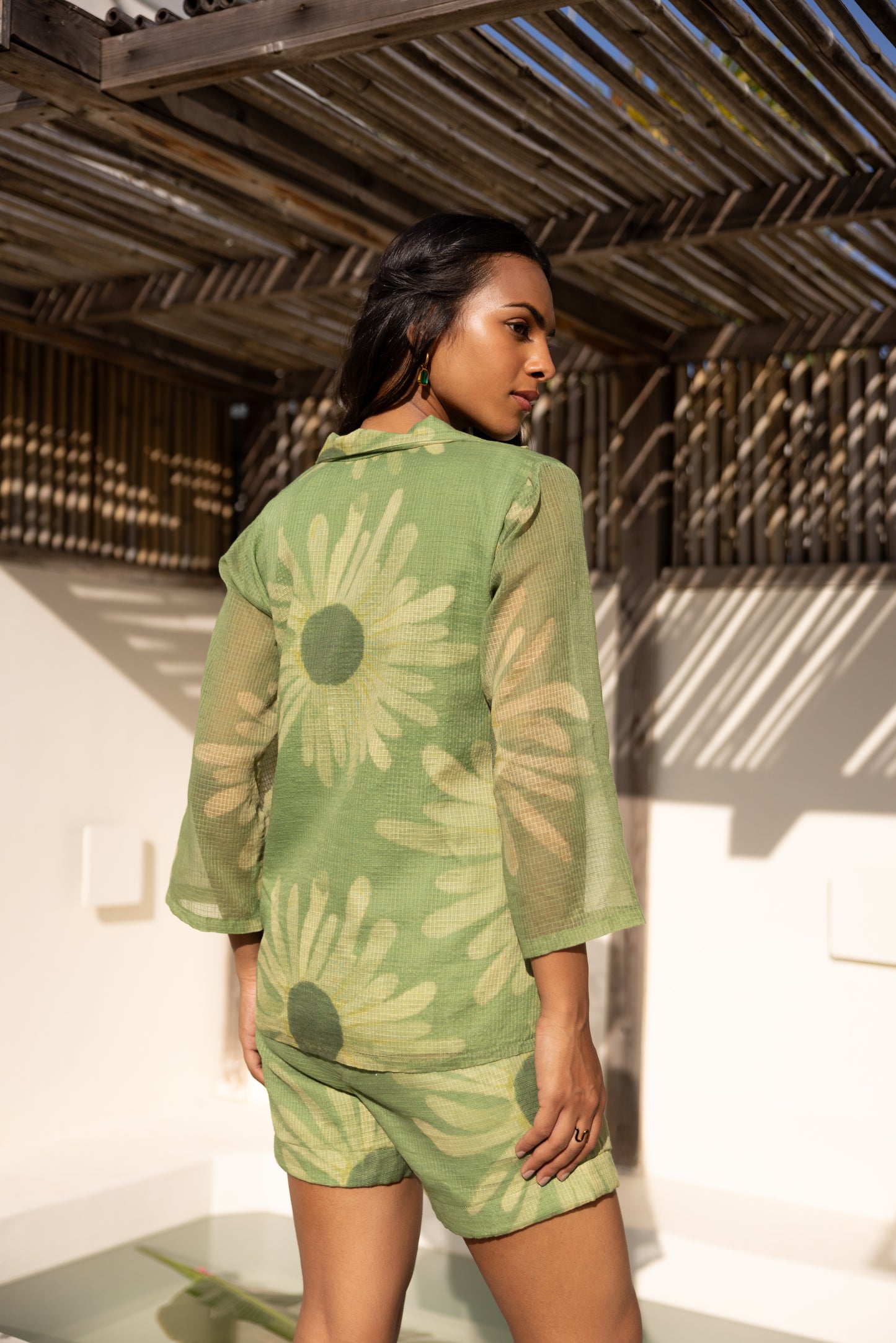 Sunflower Embroidered Co-ord Set