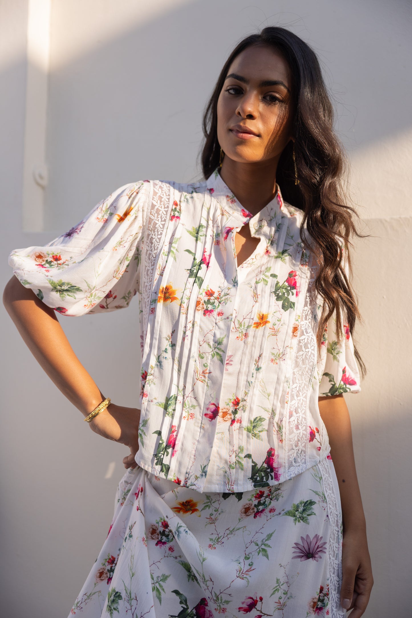 Sunray Pintuck Shirt