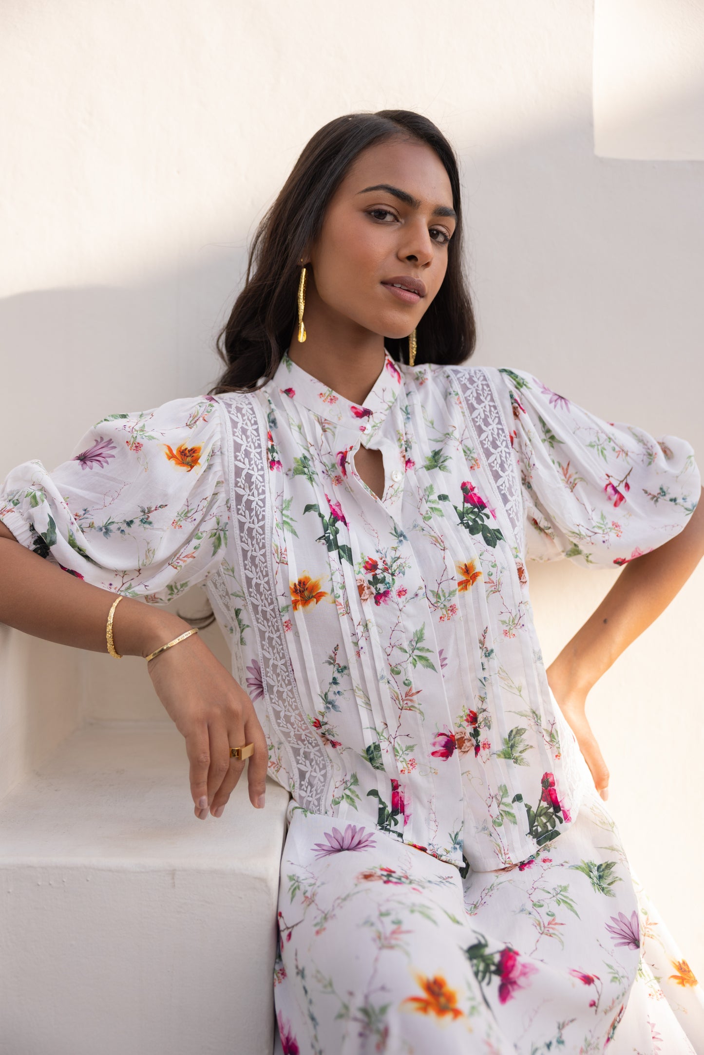 Sunray Pintuck Shirt