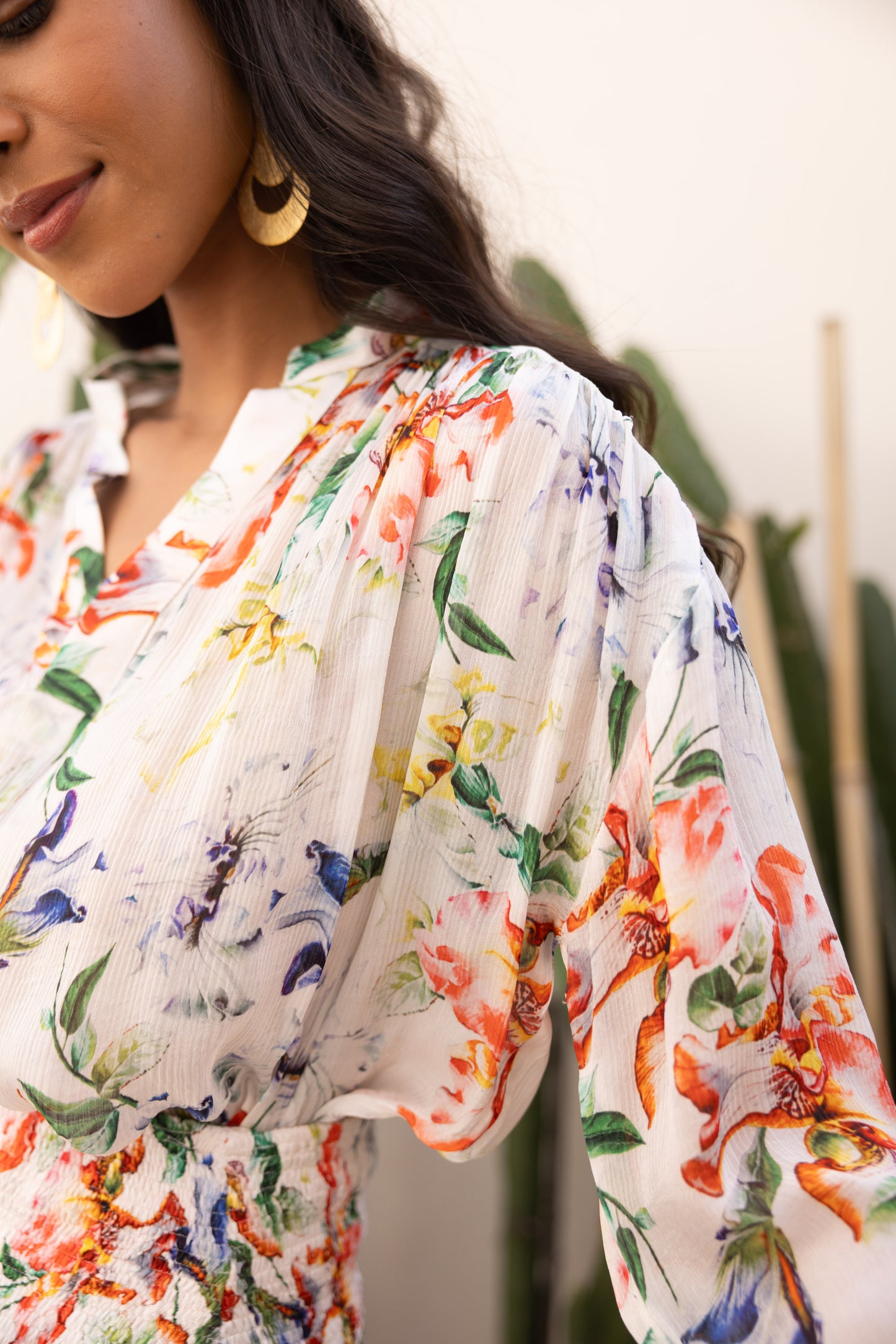 Cloud White Florart Co-ord Set