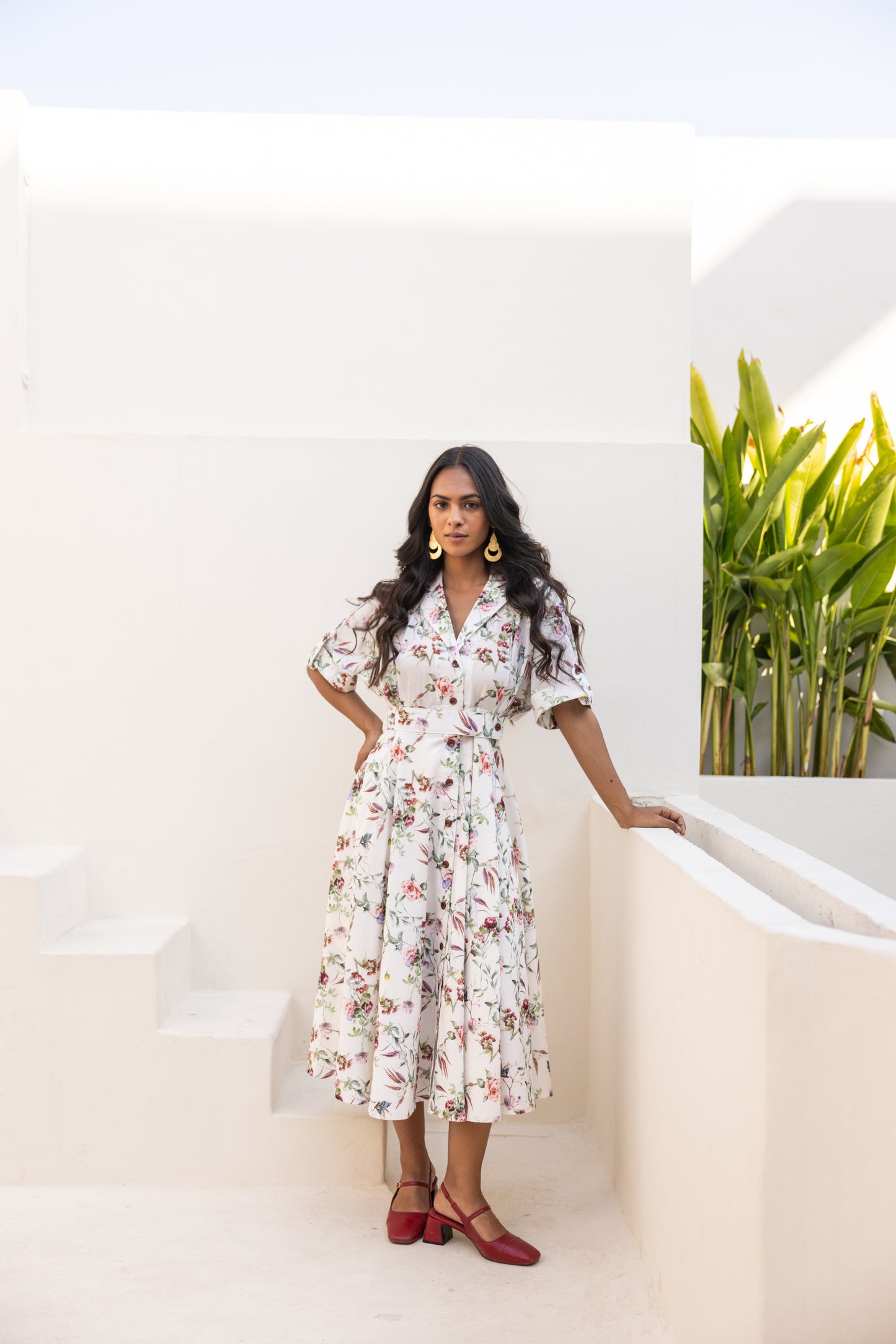 Cloud White Luna Blazer Dress