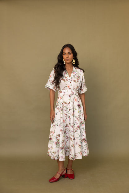 Cloud White Luna Blazer Dress