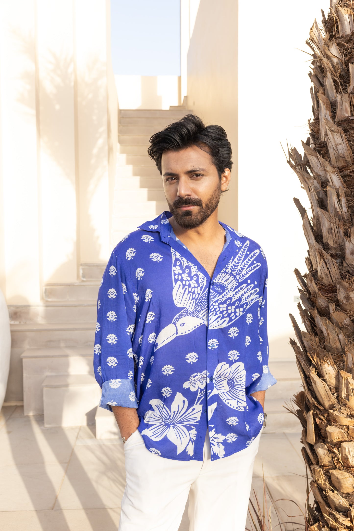 Bird of Prey Shirt (Indigo)