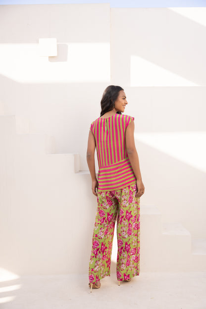 Stripe and Stem Co-ord Set