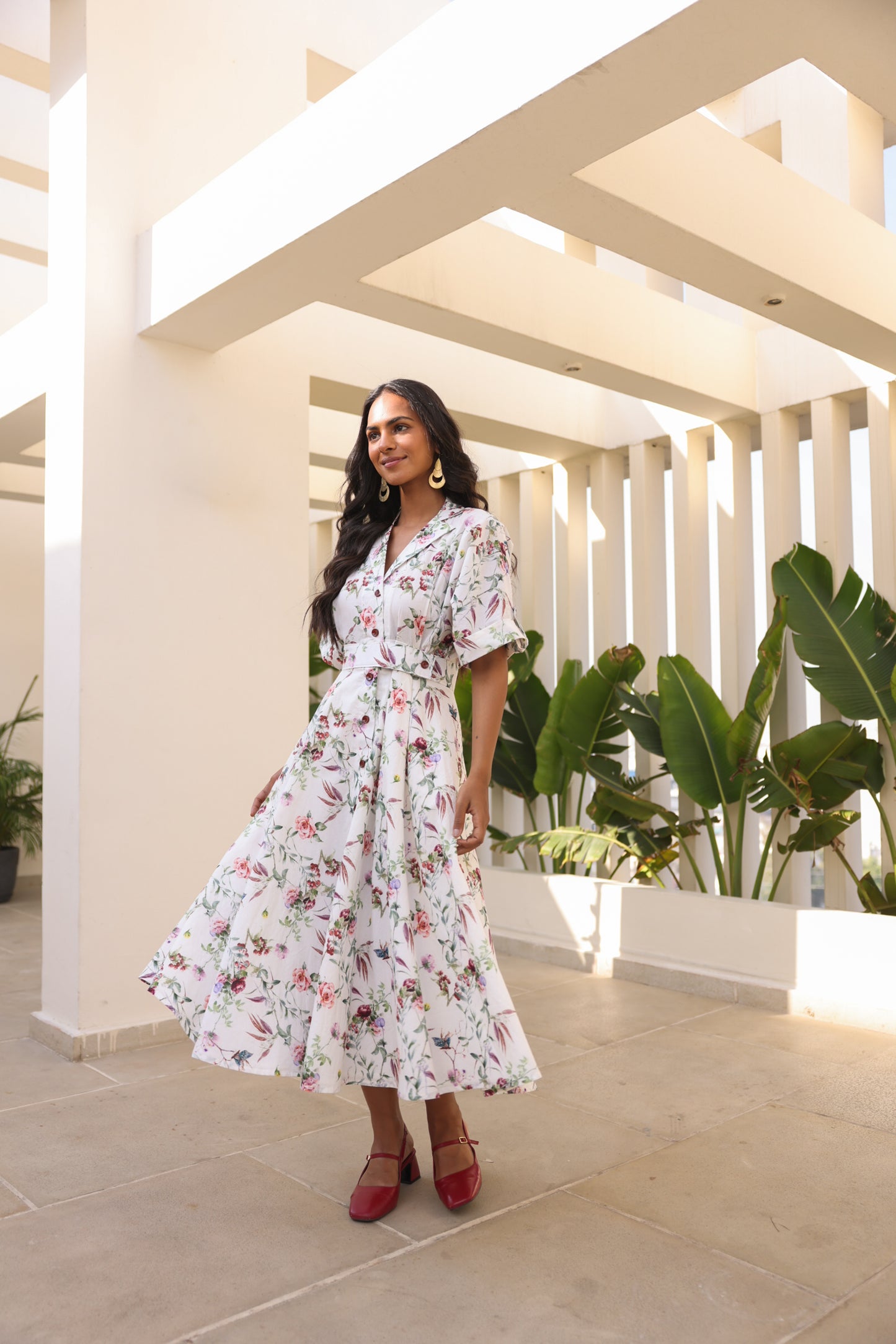 Cloud White Luna Blazer Dress