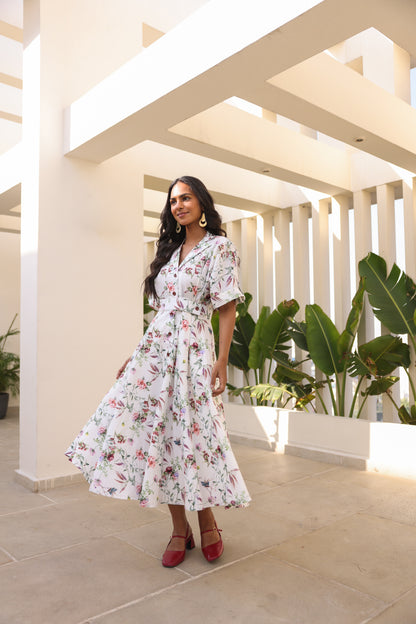 Cloud White Luna Blazer Dress