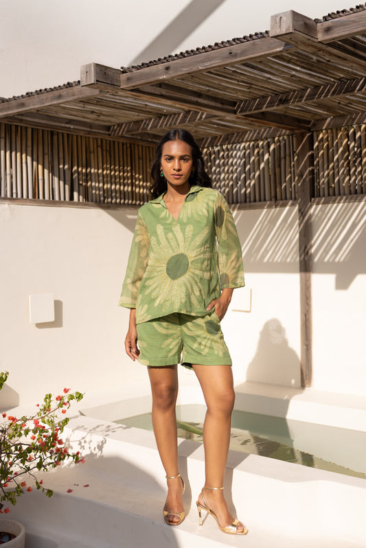 Sunflower Embroidered Co-ord Set