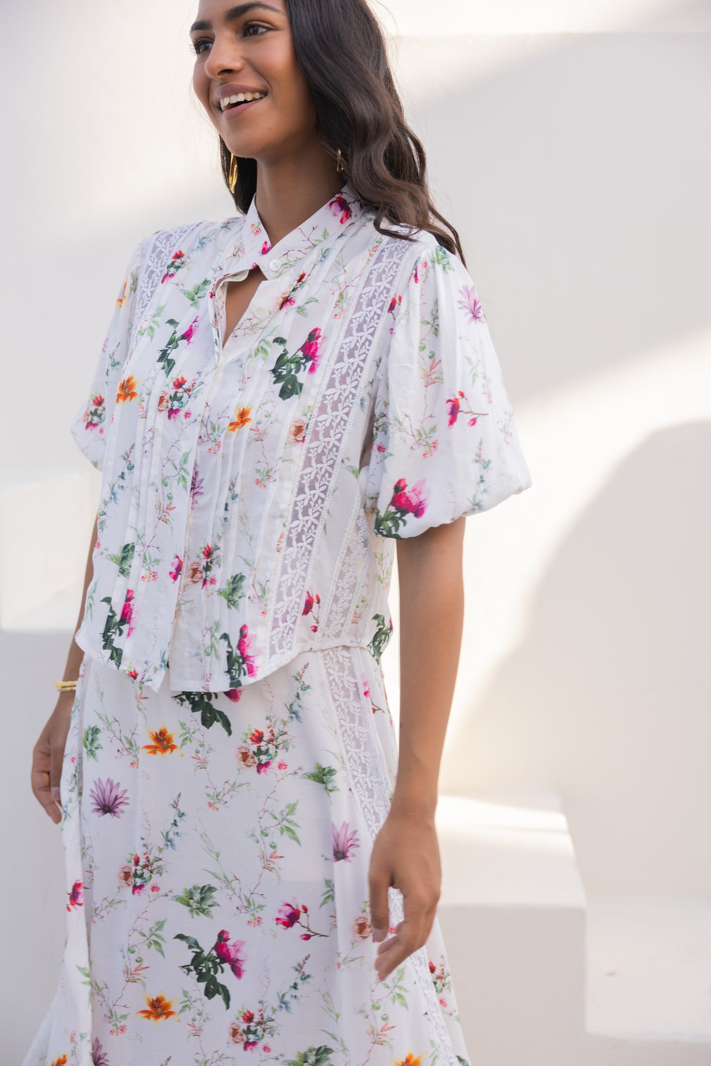 Sunray Pintuck Shirt