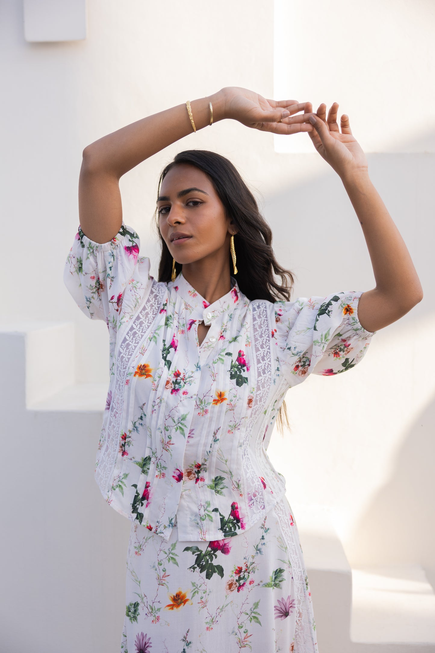 Sunray Pintuck Shirt