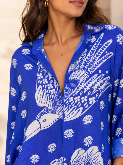 Bird of Prey Shirt (Indigo)
