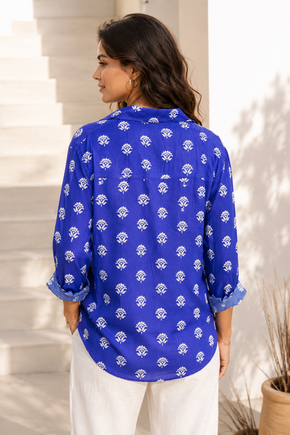 Bird of Prey Shirt (Indigo)